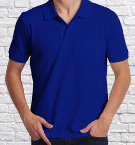 Футболка мужская Polo синяя