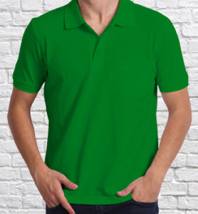 Футболка мужская Polo зеленая