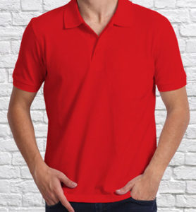 Футболка мужская Polo красная