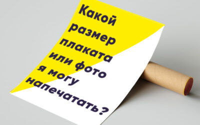 Какой размер плаката или фото я могу распечатать?